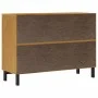 FLAM Kommode aus massivem Kiefernholz 110x40x80 cm von , Schubladen - Ref: Foro24-376070, Preis: 225,41 €, Rabatt: %