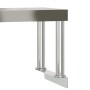 Küchenarbeitstisch mit Edelstahlablage 110x55x120cm von , Wiederherstellung - Ref: Foro24-3208898, Preis: 233,99 €, Rabatt: %