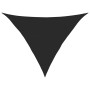 Toldo de vela HDPE negro 160 g/m² 4x4x5,8 m