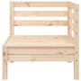 3-seater garden sofa in solid pine wood by , Modular outdoor sofas - Ref: Foro24-838026, Price: 151,81 €, Discount: %
