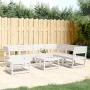 Garden furniture set 7 pieces solid white pine wood by , Garden sets - Ref: Foro24-3216926, Price: 615,60 €, Discount: %