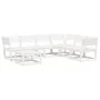 Gartenmöbel-Set 7-teilig aus massivem weißem Kiefernholz von , Gartensets - Ref: Foro24-3216926, Preis: 615,66 €, Rabatt: %