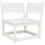 Gartenmöbel-Set 7-teilig aus massivem weißem Kiefernholz von , Gartensets - Ref: Foro24-3216926, Preis: 615,66 €, Rabatt: %