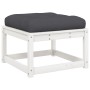 4-piece garden furniture set with solid white pine wood cushions by , Garden sets - Ref: Foro24-3216911, Price: 452,85 €, Dis...