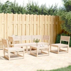 Garden sofa set 5 pieces solid pine wood by , Garden sets - Ref: Foro24-3216970, Price: 339,20 €, Discount: %