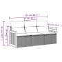 Garden sofa set with cushions 3 pieces black synthetic rattan by , Garden sets - Ref: Foro24-3259836, Price: 215,07 €, Discou...