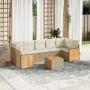 Juego de sofás de jardín con cojines beige 8 pzas ratán PE de , Conjuntos de jardín - Ref: Foro24-3259895, Precio: 542,59 €, ...