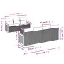 Garden sofa set with beige cushions 8 pcs PE rattan by , Garden sets - Ref: Foro24-3259888, Price: 577,46 €, Discount: %