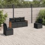 5-teiliges Gartenmöbel-Set und schwarze synthetische Rattankissen von , Gartensets - Ref: Foro24-3259927, Preis: 302,21 €, Ra...