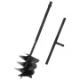 Erdbohrer mit schwarzem Stahlgriff 250 mm von vidaXL, Spiralschnecken - Ref: Foro24-145258, Preis: 70,68 €, Rabatt: %