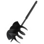 Taladro de tierra con mango acero negro 250 mm de vidaXL, Barrenas helicoidales - Ref: Foro24-145258, Precio: 72,75 €, Descue...