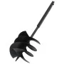 Taladro de tierra con mango acero negro 250 mm de vidaXL, Barrenas helicoidales - Ref: Foro24-145258, Precio: 71,56 €, Descue...