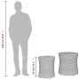 Garten-Beistelltische 2 Stück beige Rattan-Holzoberfläche von , Gartentische - Ref: Foro24-366290, Preis: 139,43 €, Rabatt: %