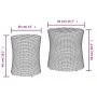 Garden side tables 2 pieces beige rattan wooden surface by , Garden tables - Ref: Foro24-366290, Price: 136,62 €, Discount: %