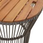 Garten-Beistelltische 2 Stück graue Rattan-Holzoberfläche von , Gartentische - Ref: Foro24-366292, Preis: 162,58 €, Rabatt: %