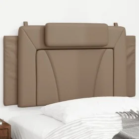 Cappuccino synthetic leather padded bed headboard 100 cm by , Headboards and footboards - Ref: Foro24-374778, Price: 39,43 €,...