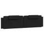 Cabecero de cama acolchado cuero sintético negro 200 cm de , Cabeceros y pies de cama - Ref: Foro24-374814, Precio: 70,24 €, ...