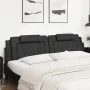 Cabecero de cama acolchado cuero sintético negro 200 cm de , Cabeceros y pies de cama - Ref: Foro24-374814, Precio: 70,24 €, ...