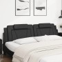 Gepolstertes Bettkopfteil aus schwarzem Kunstleder, 200 cm von , Kopf- und Fußteile - Ref: Foro24-374814, Preis: 71,45 €, Rab...