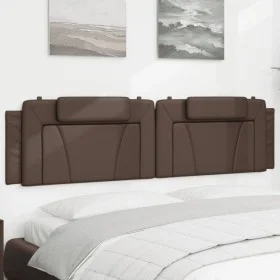 Gepolstertes Bettkopfteil aus braunem Kunstleder, 200 cm von , Kopf- und Fußteile - Ref: Foro24-374816, Preis: 60,27 €, Rabat...