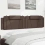 Brown synthetic leather padded bed headboard 200 cm by , Headboards and footboards - Ref: Foro24-374816, Price: 60,22 €, Disc...