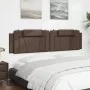 Brown synthetic leather padded bed headboard 200 cm by , Headboards and footboards - Ref: Foro24-374816, Price: 60,22 €, Disc...