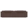 Brown synthetic leather padded bed headboard 200 cm by , Headboards and footboards - Ref: Foro24-374816, Price: 60,22 €, Disc...