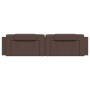 Cabecero de cama acolchado cuero sintético marrón 200 cm de , Cabeceros y pies de cama - Ref: Foro24-374816, Precio: 57,08 €
