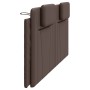 Cabecero de cama acolchado cuero sintético marrón 200 cm de , Cabeceros y pies de cama - Ref: Foro24-374816, Precio: 57,08 €