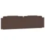 Brown synthetic leather padded bed headboard 200 cm by , Headboards and footboards - Ref: Foro24-374816, Price: 60,22 €, Disc...