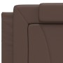 Gepolstertes Bettkopfteil aus braunem Kunstleder, 200 cm von , Kopf- und Fußteile - Ref: Foro24-374816, Preis: 61,21 €, Rabat...