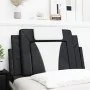 Black and white synthetic leather padded bed headboard 80 cm by , Headboards and footboards - Ref: Foro24-374765, Price: 27,0...