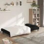 2-seater sofa bed with two black velvet pillows by , Sofas - Ref: Foro24-375812, Price: 242,41 €, Discount: %