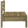 Garden sofa without armrests 4 units impregnated pine wood by , Modular outdoor sofas - Ref: Foro24-838011, Price: 182,96 €, ...