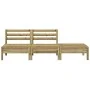 3-seater garden sofa in impregnated pine wood by , Modular outdoor sofas - Ref: Foro24-838039, Price: 106,67 €, Discount: %