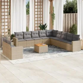 12-teiliges Gartensofa-Set und braune synthetische Rattankissen von , Gartensets - Ref: Foro24-3224204, Preis: 776,72 €, Raba...