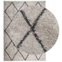 Moderner Langhaarteppich PAMPLONA anthrazitbeige 140x200 cm von , Teppiche - Ref: Foro24-375389, Preis: 60,80 €, Rabatt: %