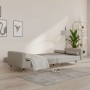 2-seater sofa bed with two light gray velvet pillows by , Sofas - Ref: Foro24-375749, Price: 296,20 €, Discount: %