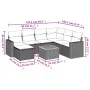 Gartensofa-Set mit beigen Kissen 8 Stück PE-Rattan von , Modulare Sofas für den Außenbereich - Ref: Foro24-3224238, Preis: 51...