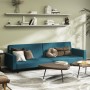 2-Sitzer-Schlafsofa aus blauem Samt von , Sofas - Ref: Foro24-375936, Preis: 285,69 €, Rabatt: %