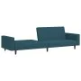 2-Sitzer-Schlafsofa aus blauem Samt von , Sofas - Ref: Foro24-375936, Preis: 280,74 €, Rabatt: %