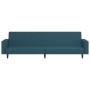 2-Sitzer-Schlafsofa aus blauem Samt von , Sofas - Ref: Foro24-375936, Preis: 285,69 €, Rabatt: %