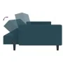 2-Sitzer-Schlafsofa aus blauem Samt von , Sofas - Ref: Foro24-375936, Preis: 280,74 €, Rabatt: %