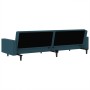 2-Sitzer-Schlafsofa aus blauem Samt von , Sofas - Ref: Foro24-375936, Preis: 285,69 €, Rabatt: %
