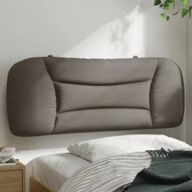 Padded bed headboard in taupe gray fabric 100 cm by , Headboards and footboards - Ref: Foro24-374553, Price: 47,65 €, Discoun...