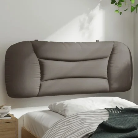 Padded bed headboard in taupe gray fabric 100 cm by , Headboards and footboards - Ref: Foro24-374553, Price: 47,65 €, Discoun...