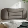 Padded bed headboard in taupe gray fabric 100 cm by , Headboards and footboards - Ref: Foro24-374553, Price: 47,65 €, Discoun...