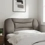 Padded bed headboard in taupe gray fabric 100 cm by , Headboards and footboards - Ref: Foro24-374553, Price: 47,65 €, Discoun...