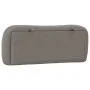 Padded bed headboard in taupe gray fabric 100 cm by , Headboards and footboards - Ref: Foro24-374553, Price: 47,65 €, Discoun...