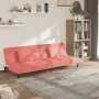 2-Sitzer-Schlafsofa mit zwei rosa Samtkissen von , Sofas - Ref: Foro24-375810, Preis: 236,00 €, Rabatt: %